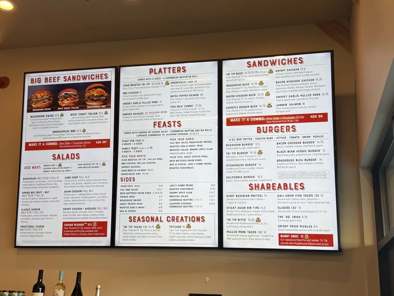 Burger & Bar Restaurant – custom digital menus